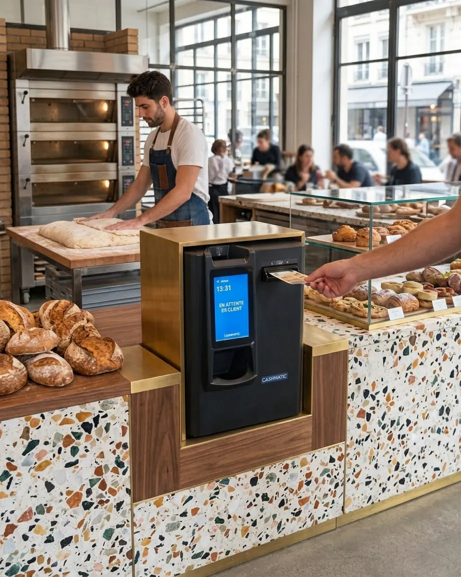 Boulangerie, monnayeur SelfPay